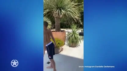 HILARISCH: Familie Oerlemans knipt elkaars haar