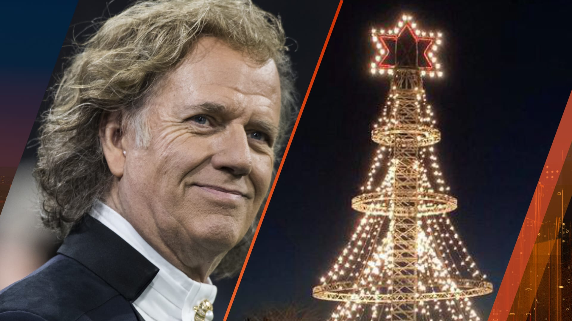 André Rieu verlicht Maastricht met 28-meter hoge kerstboom