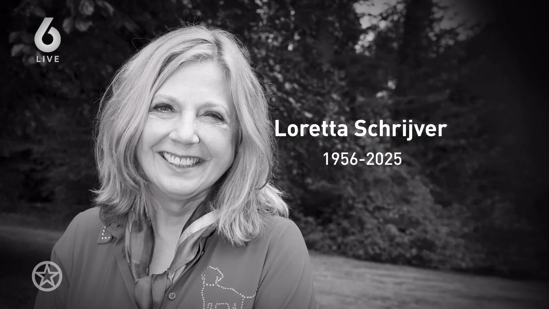 Loretta Schrijver is overleden op 68-jarige leeftijd