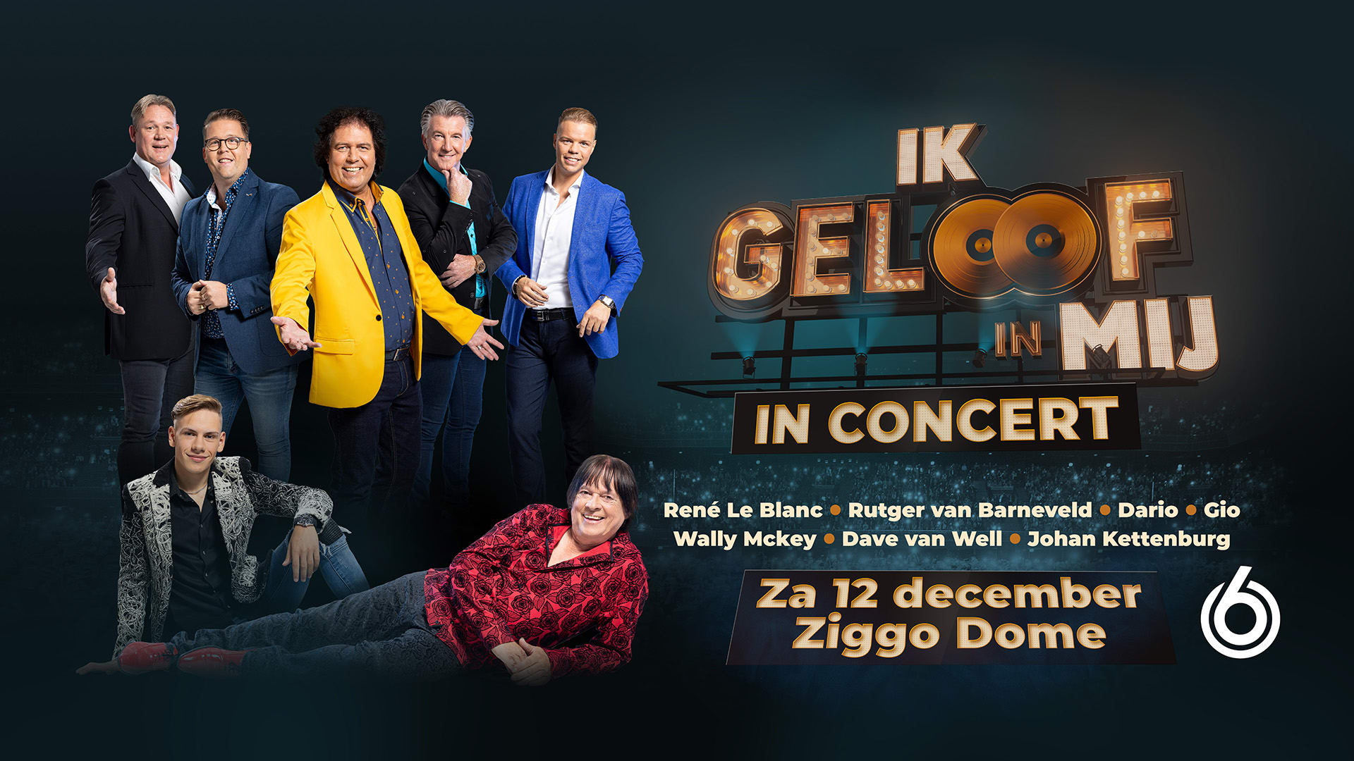 Ik Geloof In Mij-volkszangers treden op in Ziggo Dome