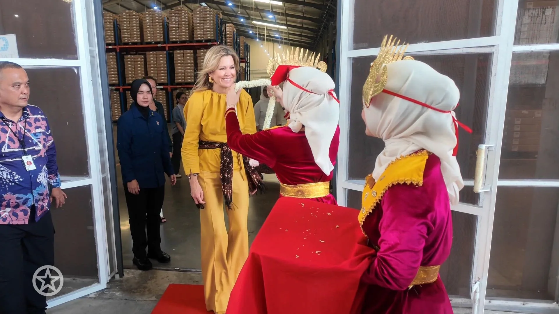 Máxima in Indonesië voor VN-werk