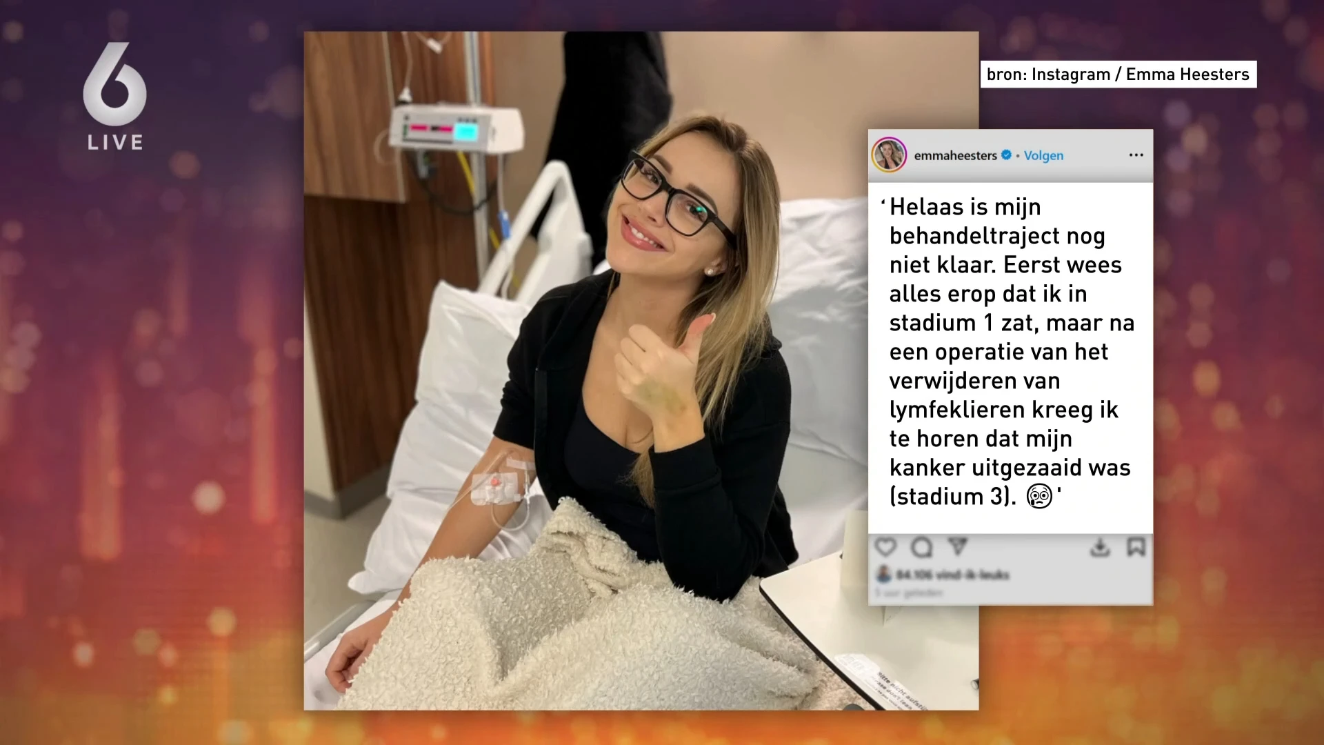 Zieke Emma Heesters deelt afschuwelijke update: 'Kanker uitgezaaid'