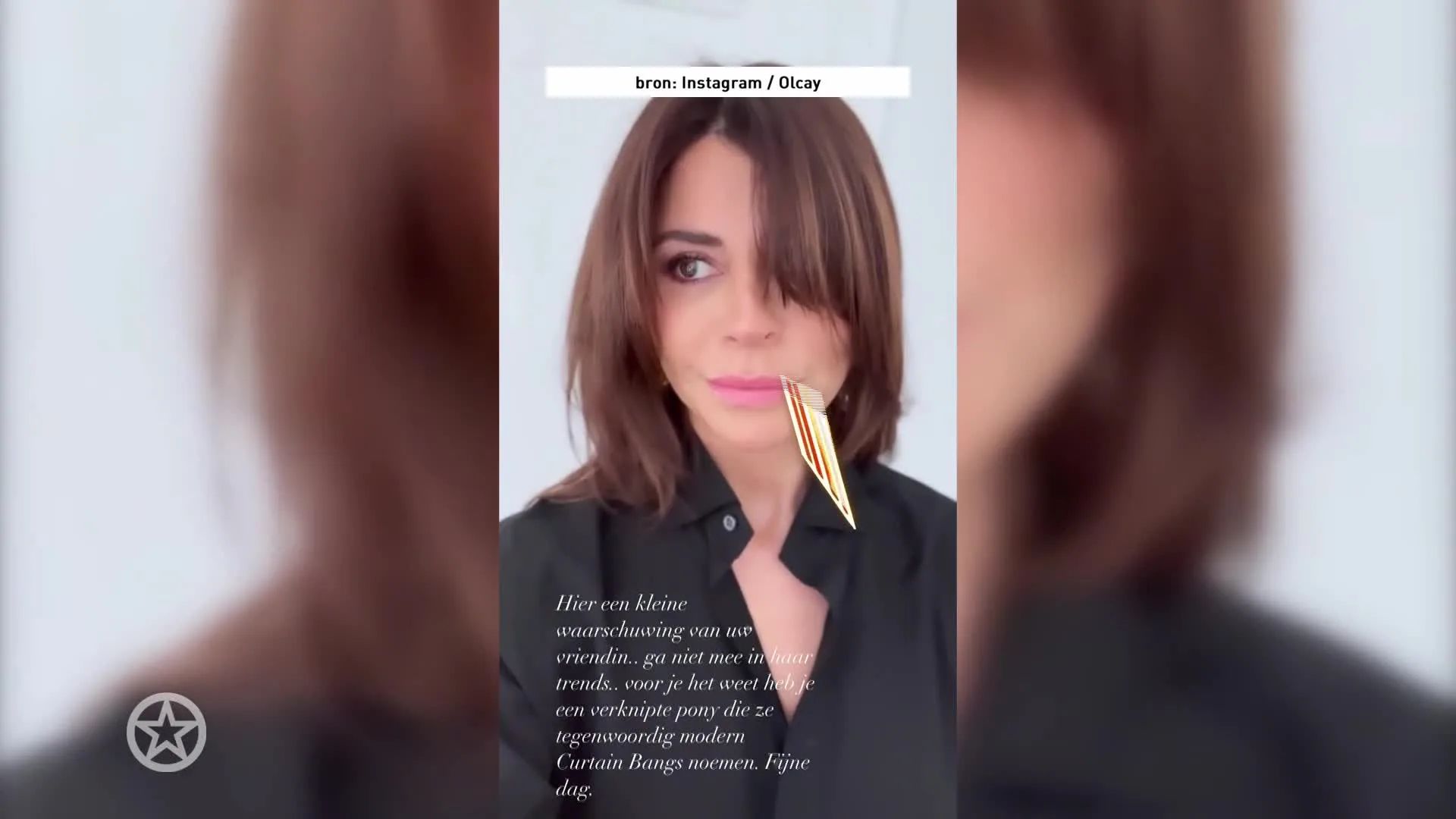 Olcay Gulsen niet blij met nieuw kapsel