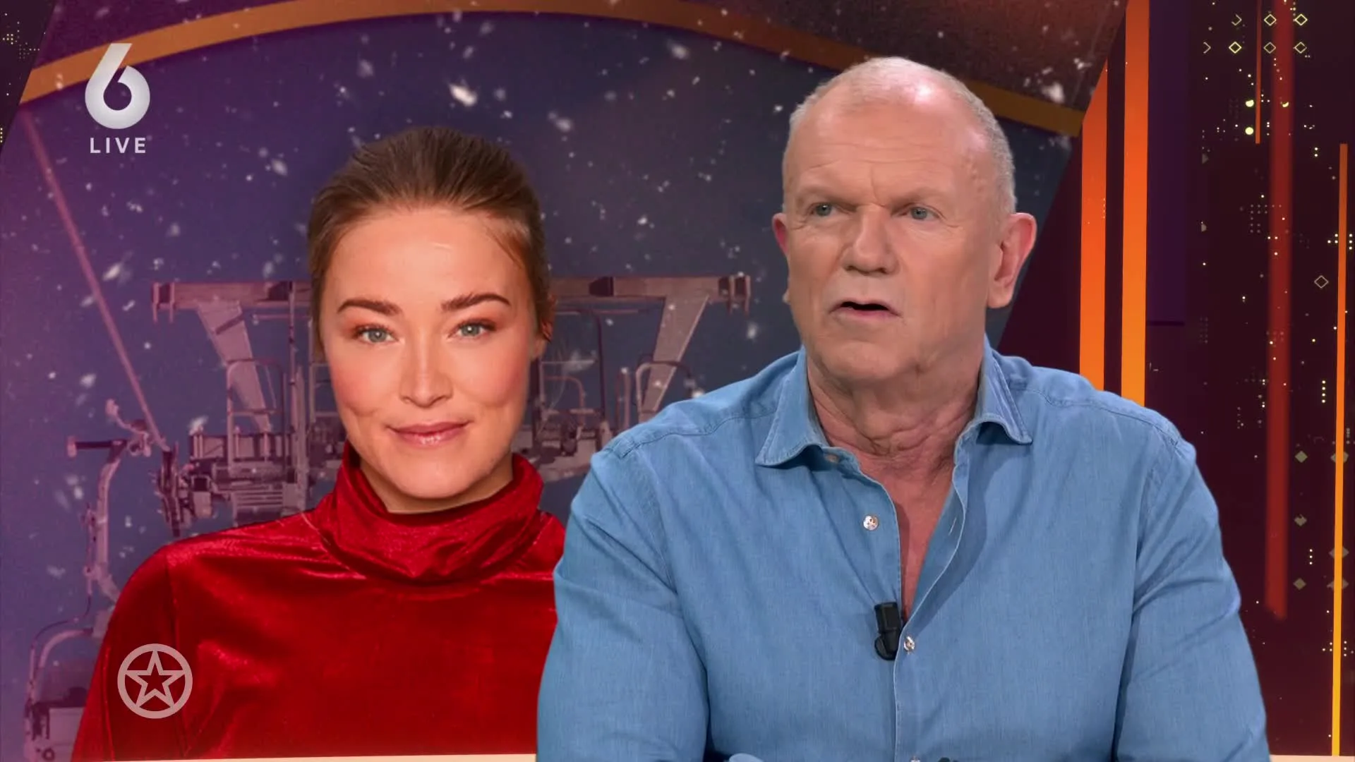 André en Janny in Zwitserland voor opnames