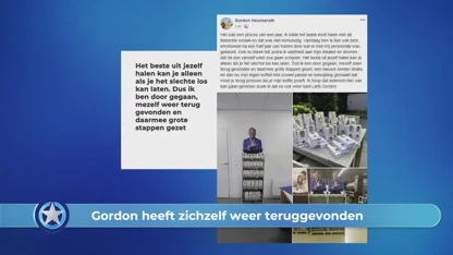 Show Update: Gordon heeft zichzelf weer teruggevonden