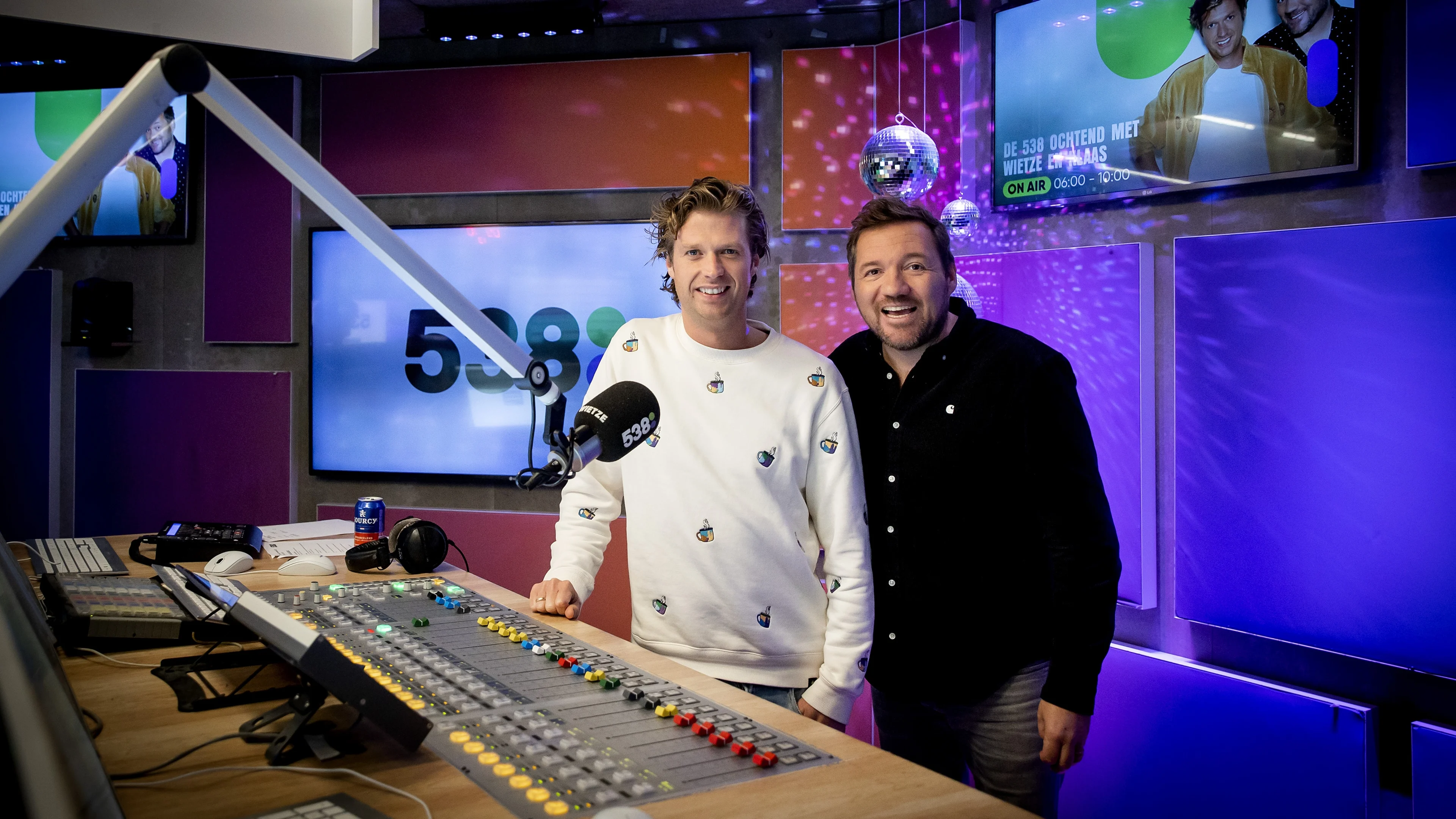 Wietze en Klaas stoppen met 538-ochtendshow