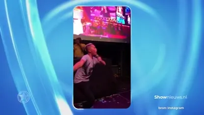 Zoontje Glennis blijkt ook een echte podiumtijger!