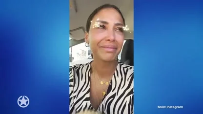 Vriendin Donny Roelvink in tranen