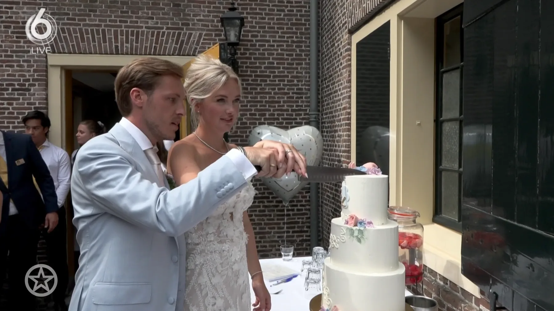 EXCLUSIEVE BEELDEN van huwelijk Maxime Meiland