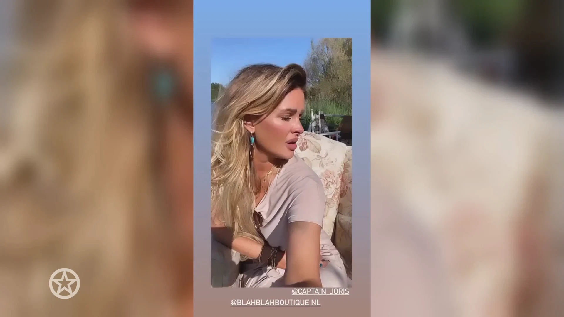 Joris verzorgt 'gewonde' Sylvia Geersen