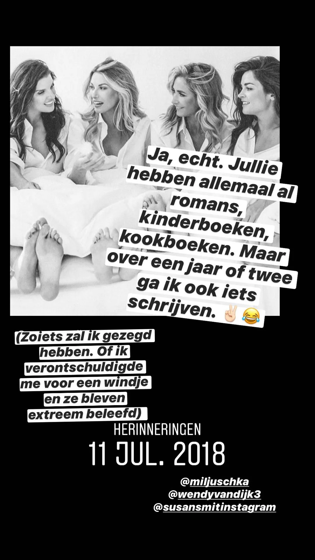 Manon Meijers verontschuldigt zich voor windje