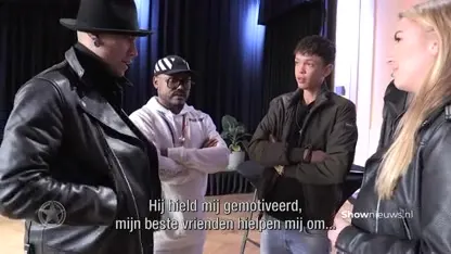 Samir, Quincy en Julia ontmoeten The Black Eyed Peas