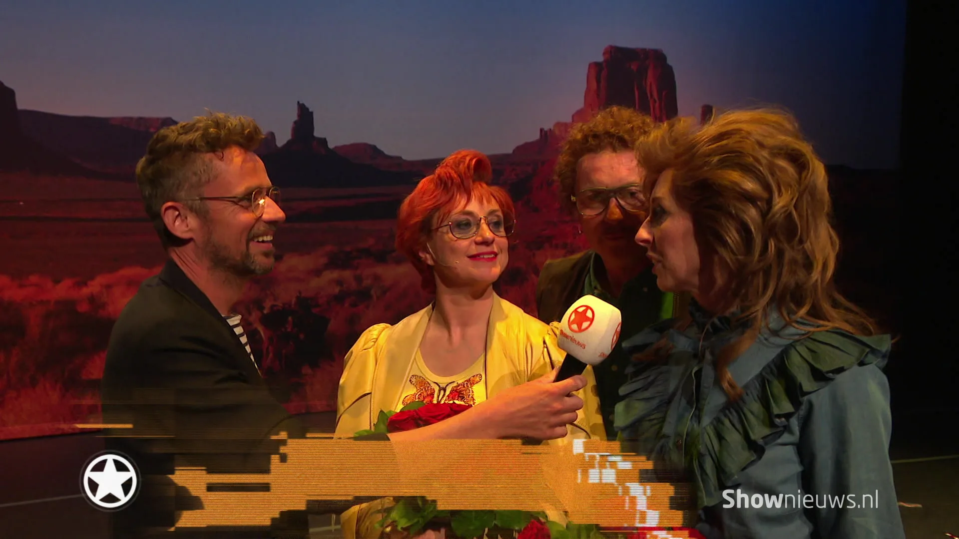 Patrick bezoekt première Selma Ann Louis