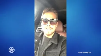 André Hazes geniet van middagje met zoon