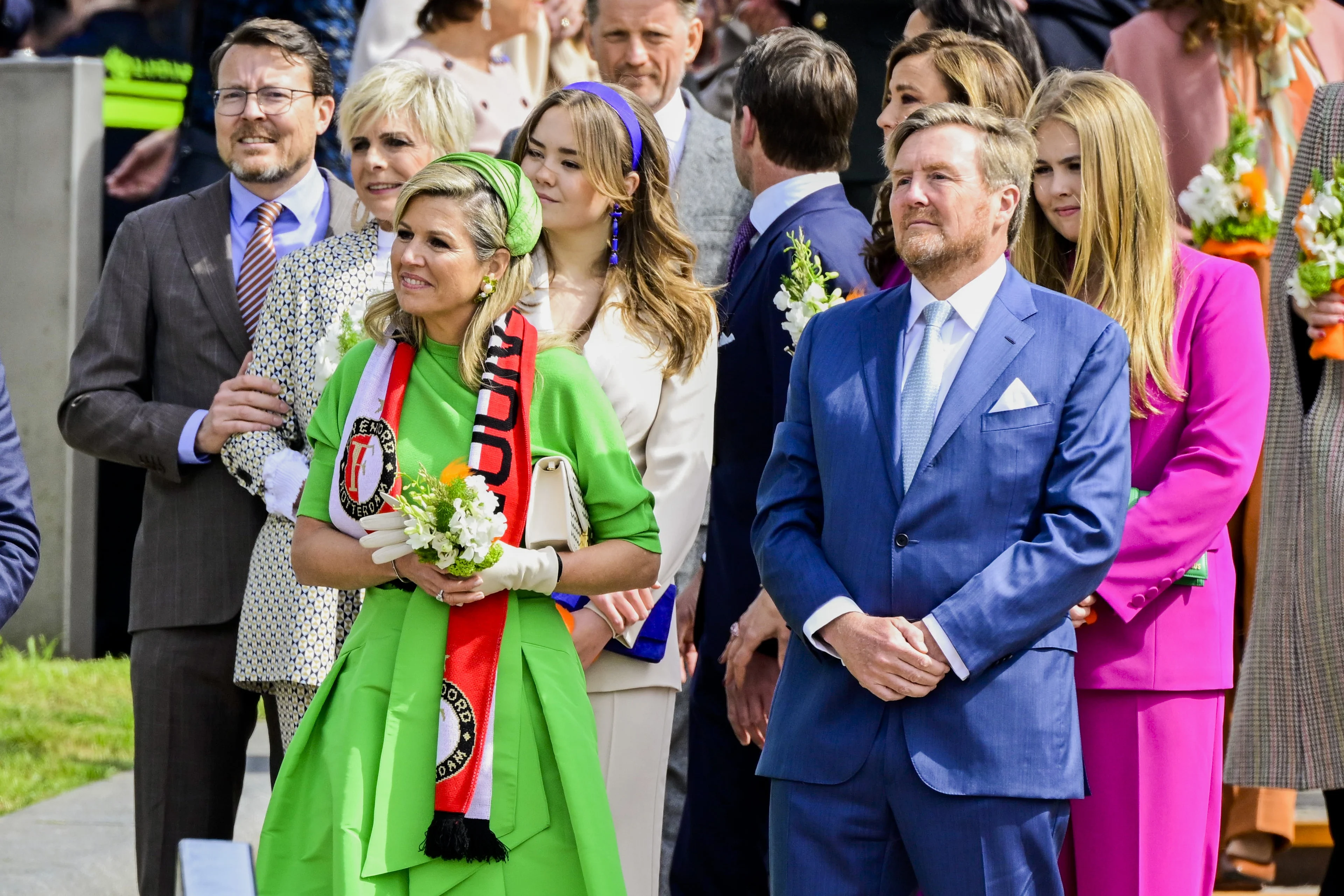 Feyenoord-sjaal was niet voor koningin bedoeld