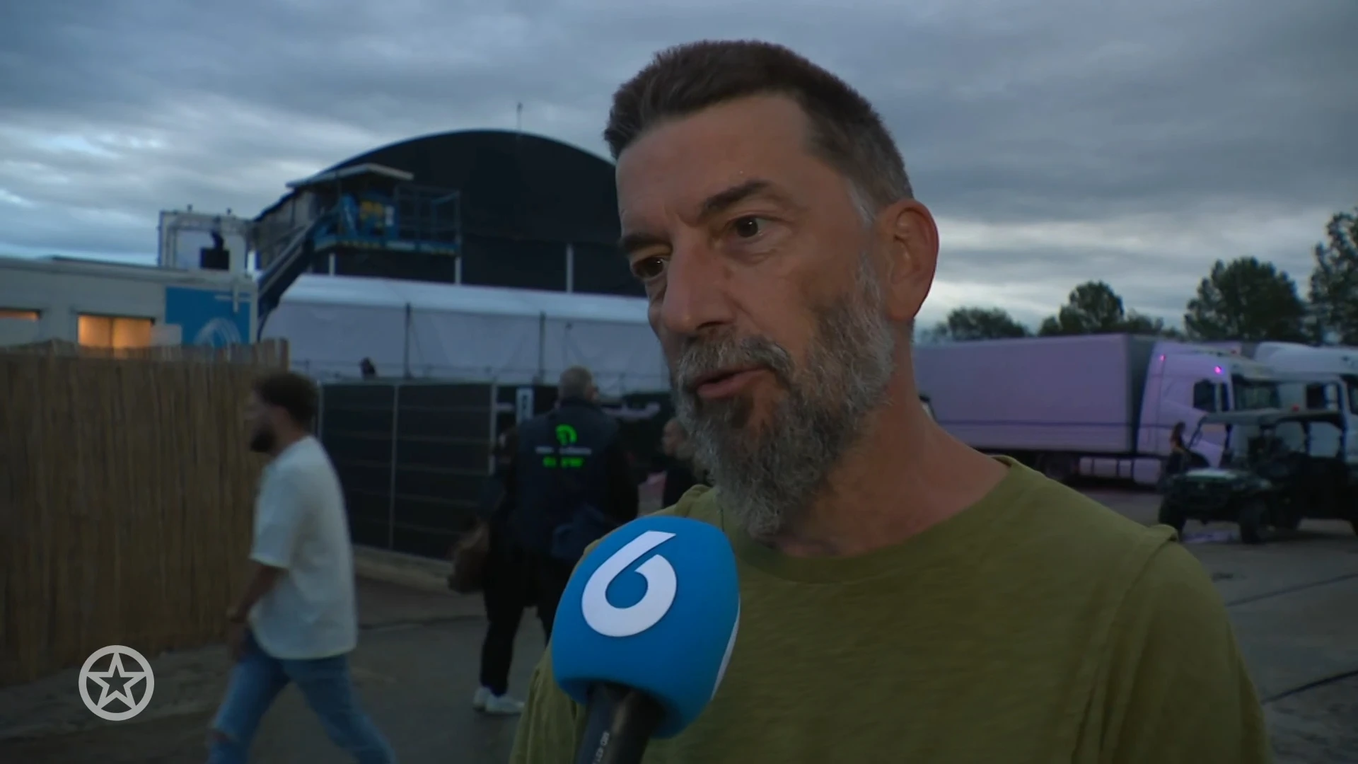 Claude en Clouseau bij festival Zand