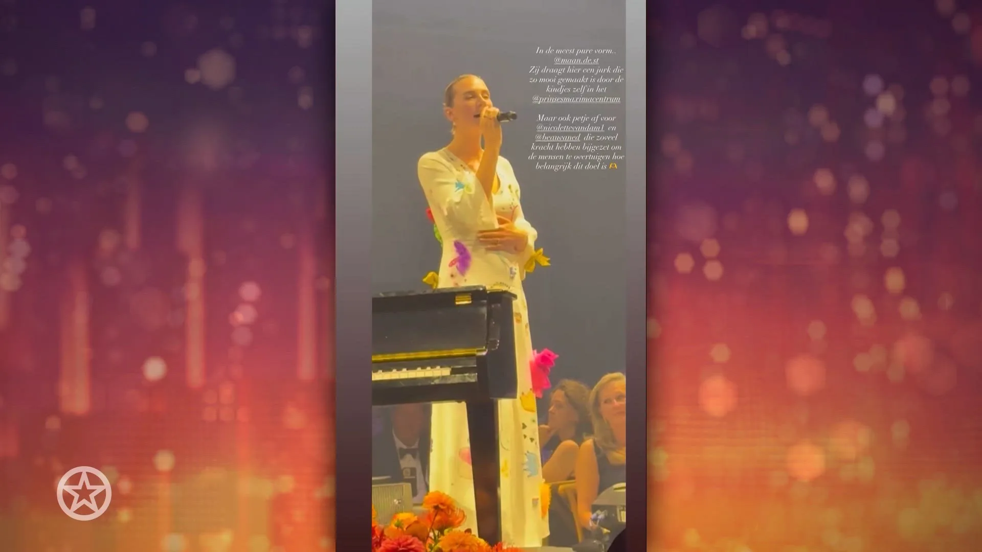 Kinderen uit Prinses Máxima Centrum ontwerpen jurk van Maan