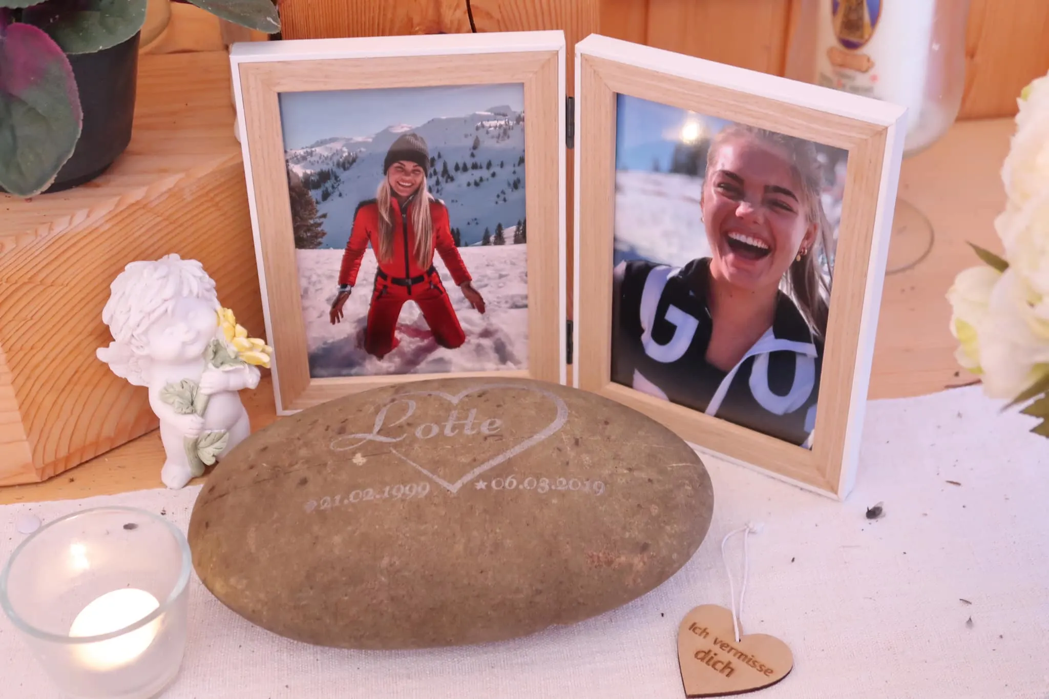 Zeer emotionele herdenking Lotte van der Zee