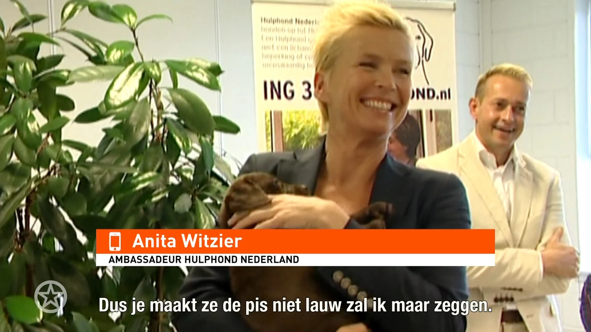 Anita Witzier benadrukt belang van hulphonden na cabaretblunder