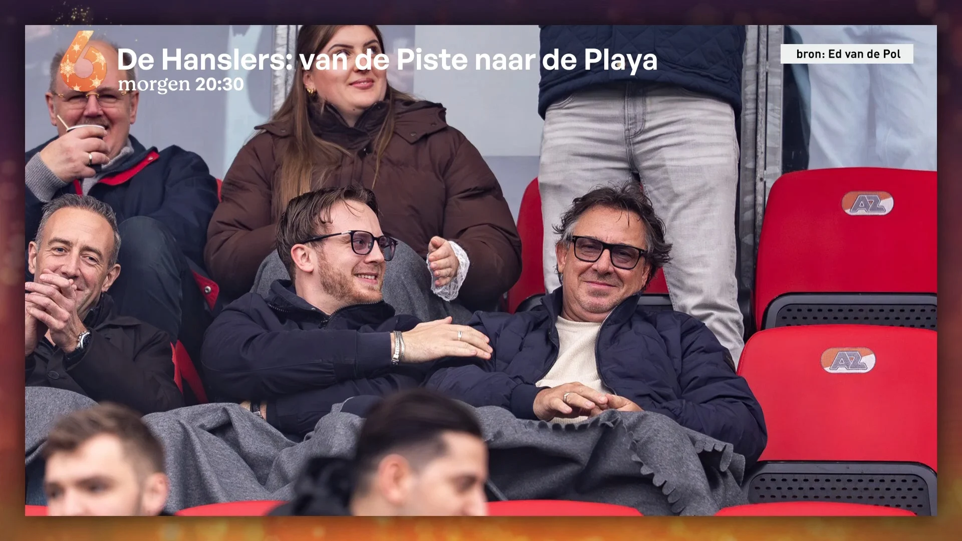 Marco Borsato verrast met Rood bij voetbalwedstrijd van AZ