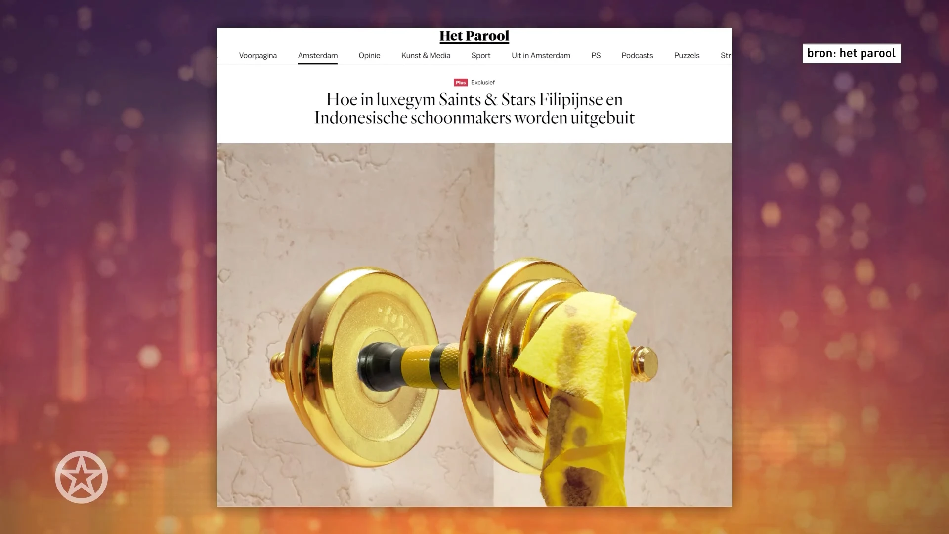 Sportschool Saints & Stars ligt behoorlijk onder vuur