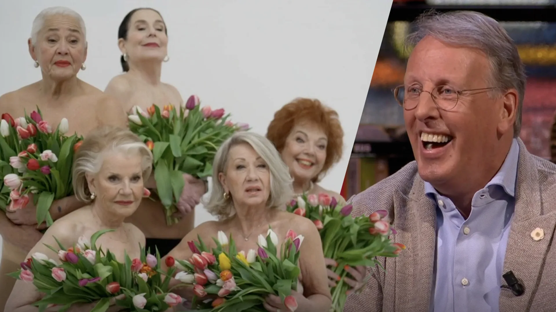 Chris Woerts fan van De Grannies van Amsterdam: 'Ze willen hier heel graag aan de bar komen!'