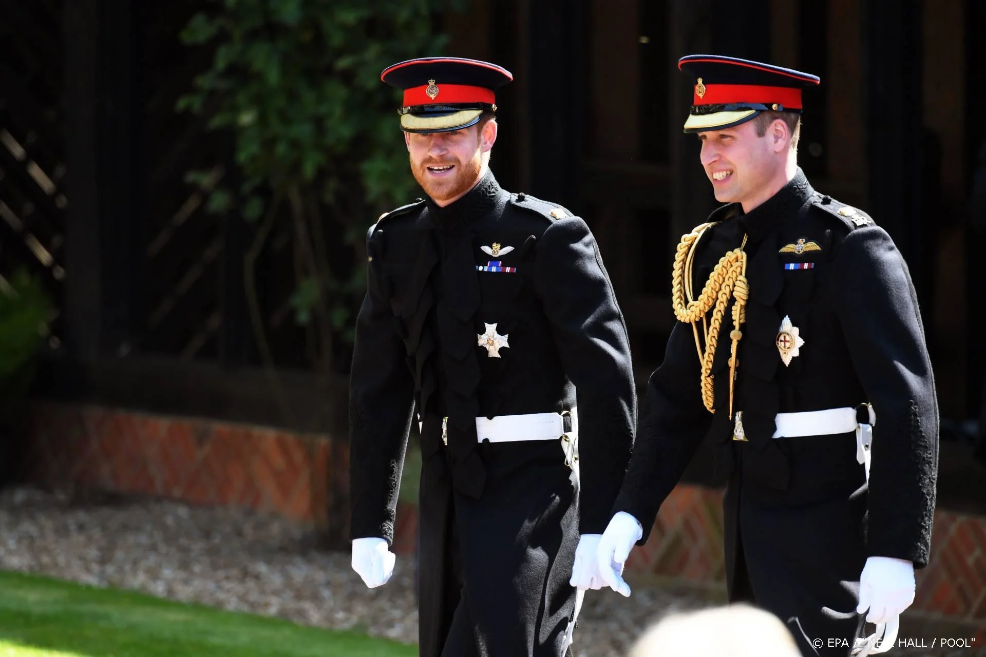 'William en Harry gaan weer beter met elkaar om'