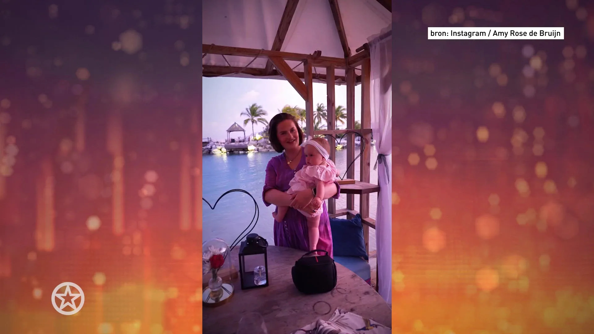 Amy Rose en Saul op familievakantie