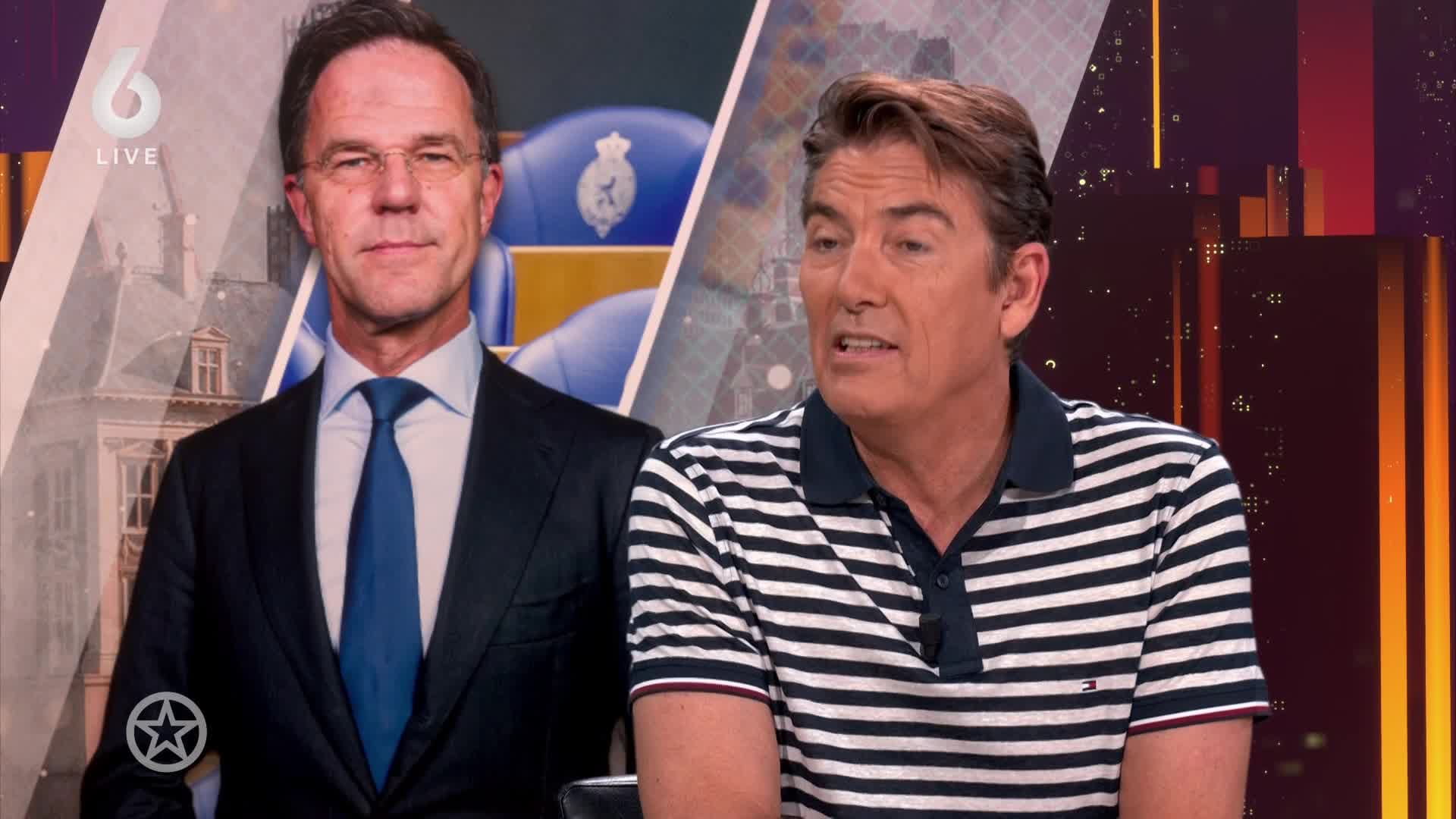 Shownieuws-tafel over vertrek Rutte