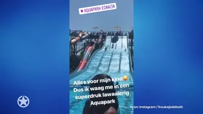 Froukje ziet nachtmerrie werkelijkheid worden in waterpretpark