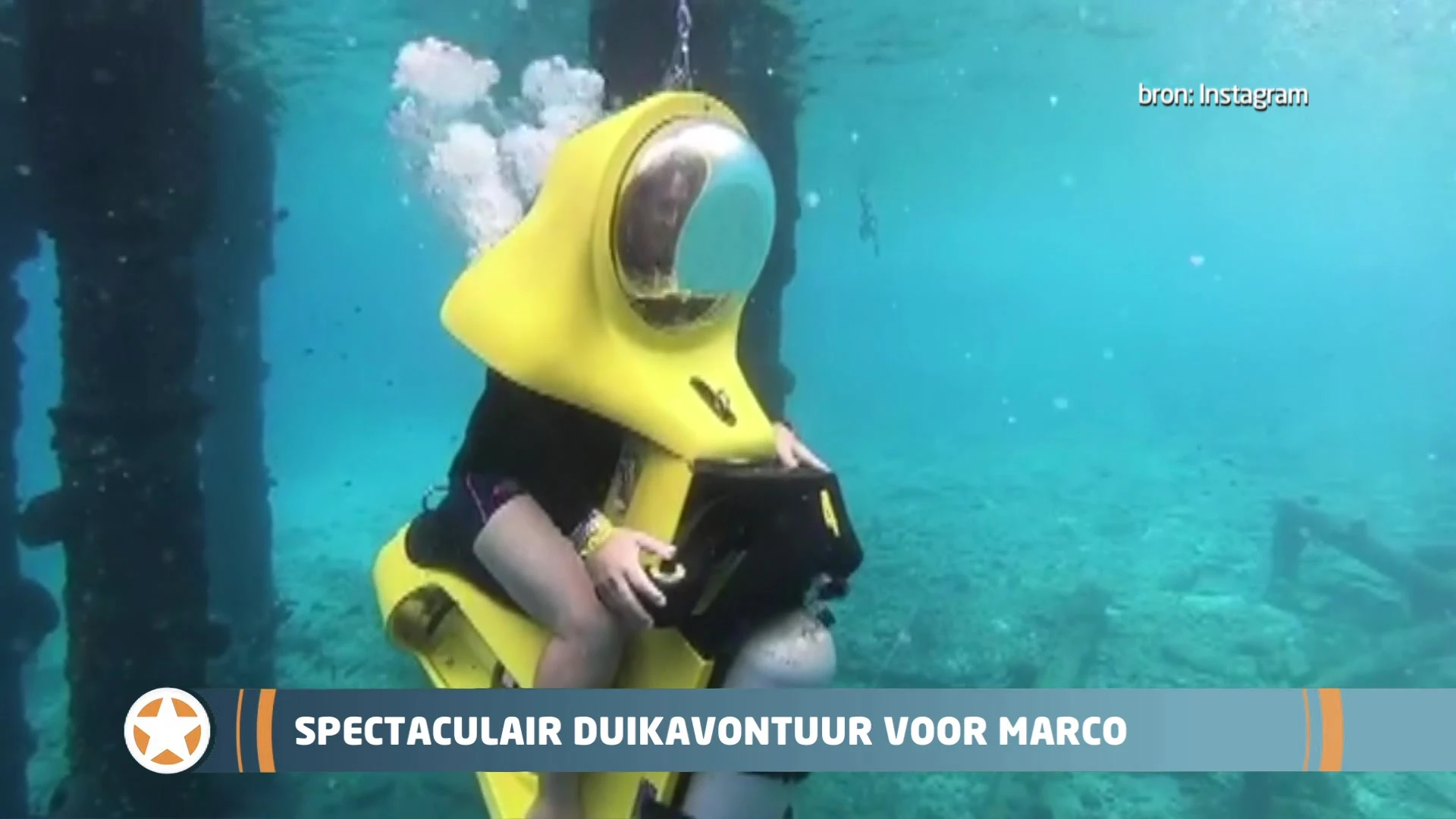 Show Update: Spectaculair duikavontuur voor Marco