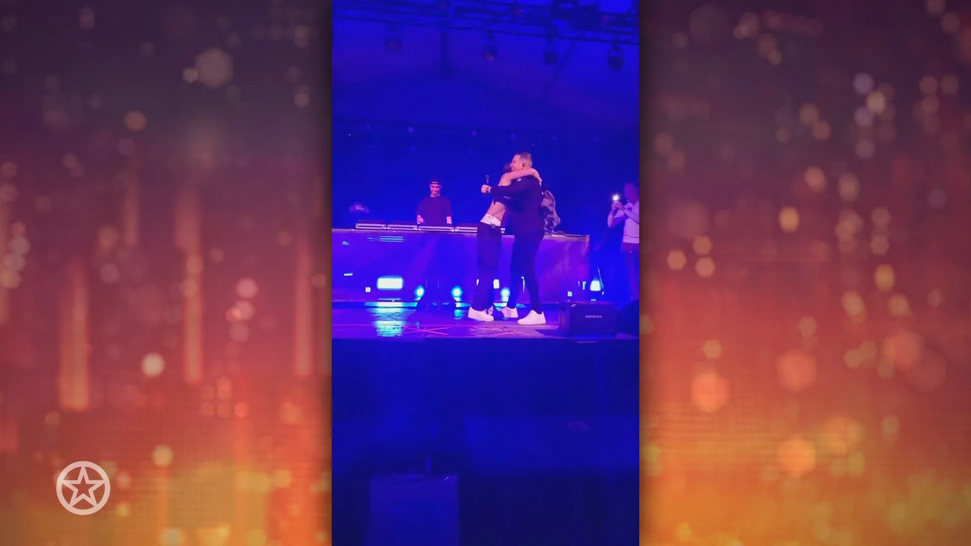 Marco Schuitmaker en Lil Kleine Samen op het Podium