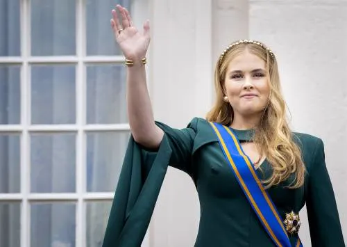 Emotioneel moment voor prinses Amalia na moeilijk jaar