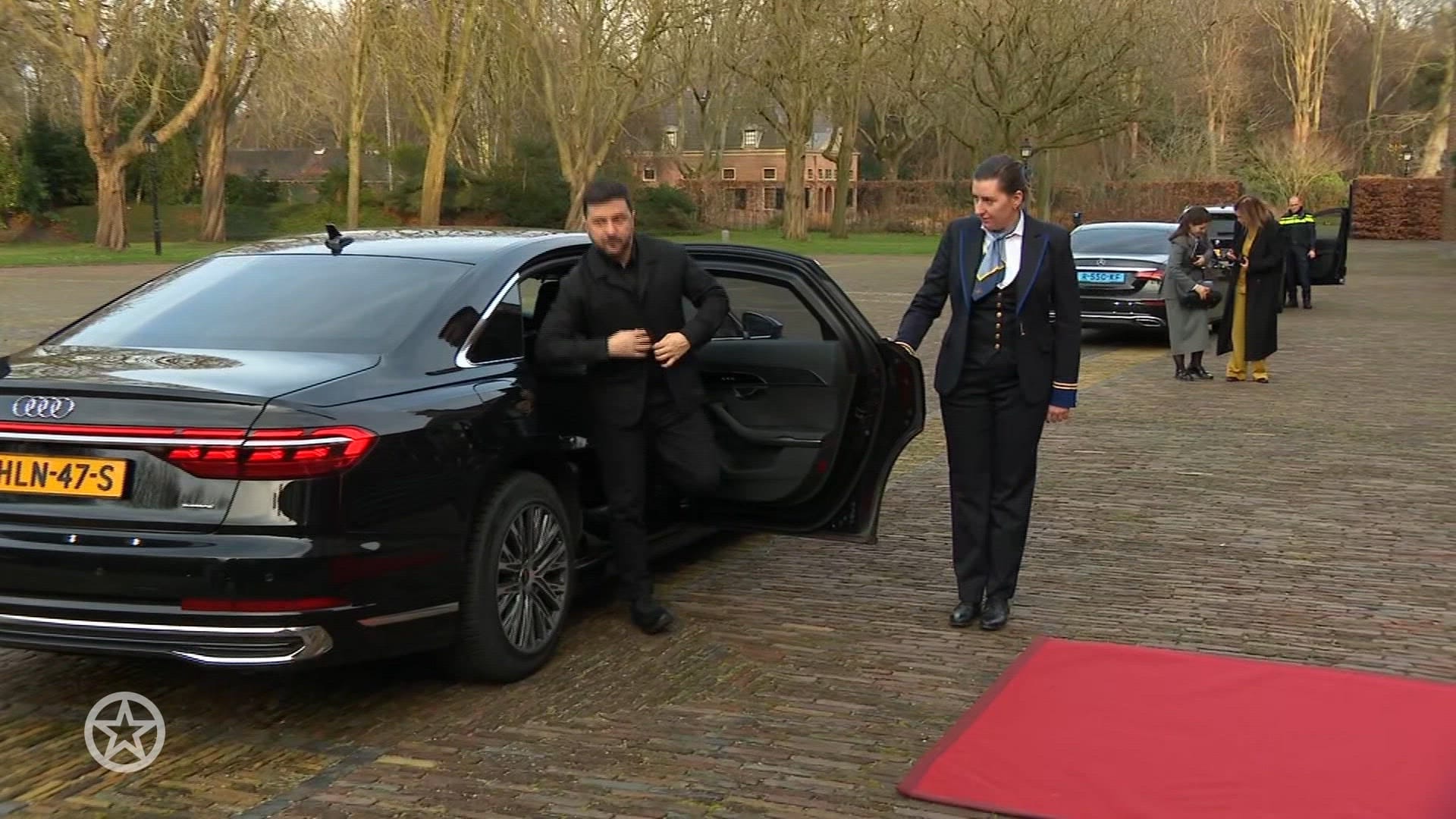 Zelensky bezoekt Koningshuis