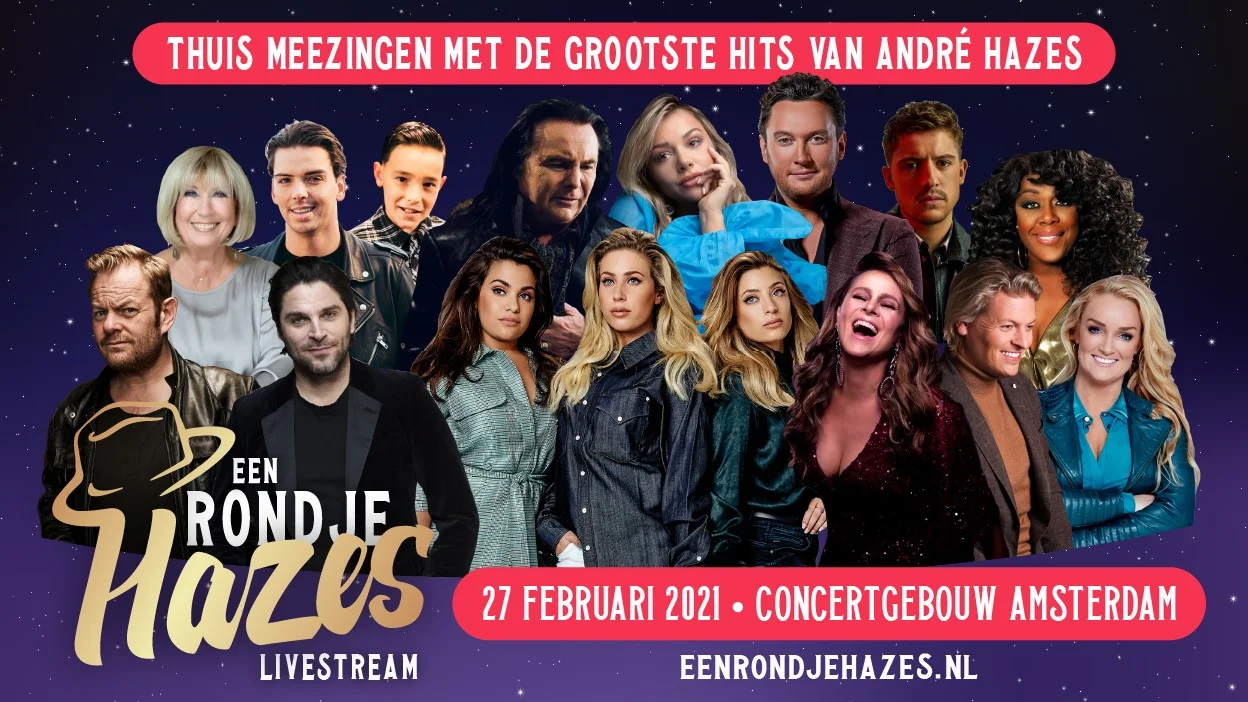 VANAVOND IS HET ZOVER: 1 groot live feest met Een Rondje Hazes