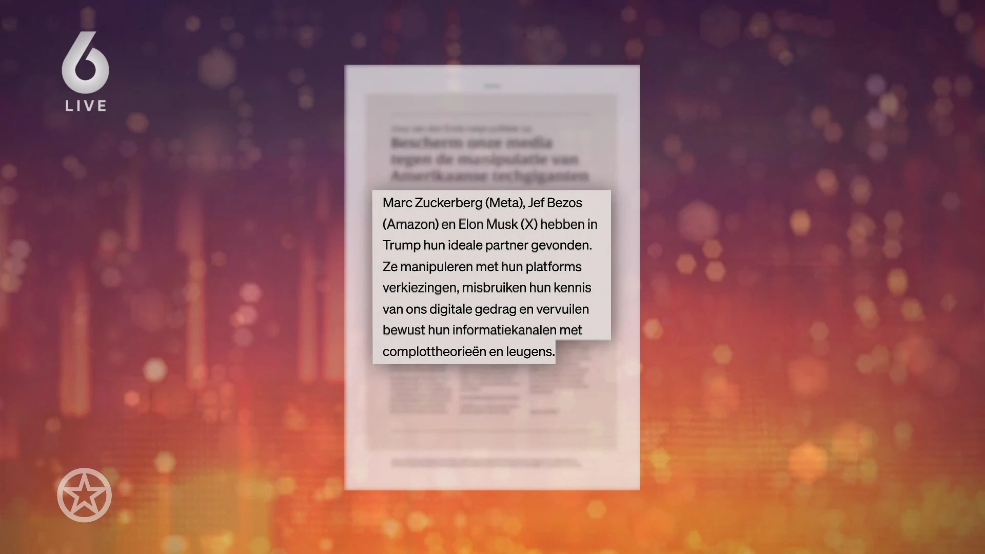 Joop van den Ende stuurt hartenkreet over zorgen onafhankelijkheid Nederlandse Media