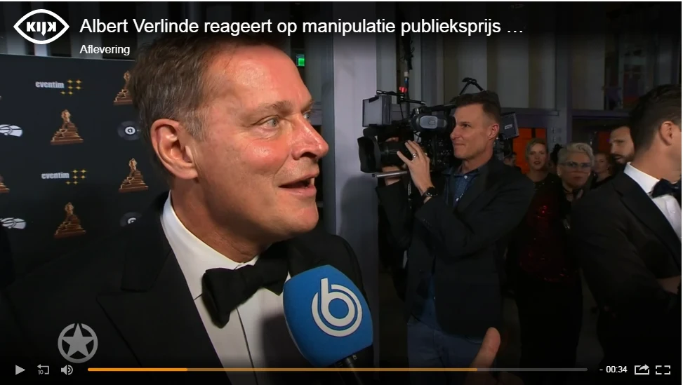 Albert Verlinde reageert op ‘manipulatie’ publieksprijs Musical Awards