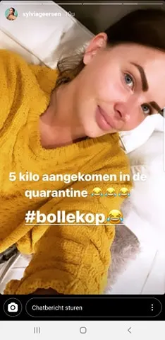 ZIEN: Zoveel kilo is Sylvia Geersen al aangekomen