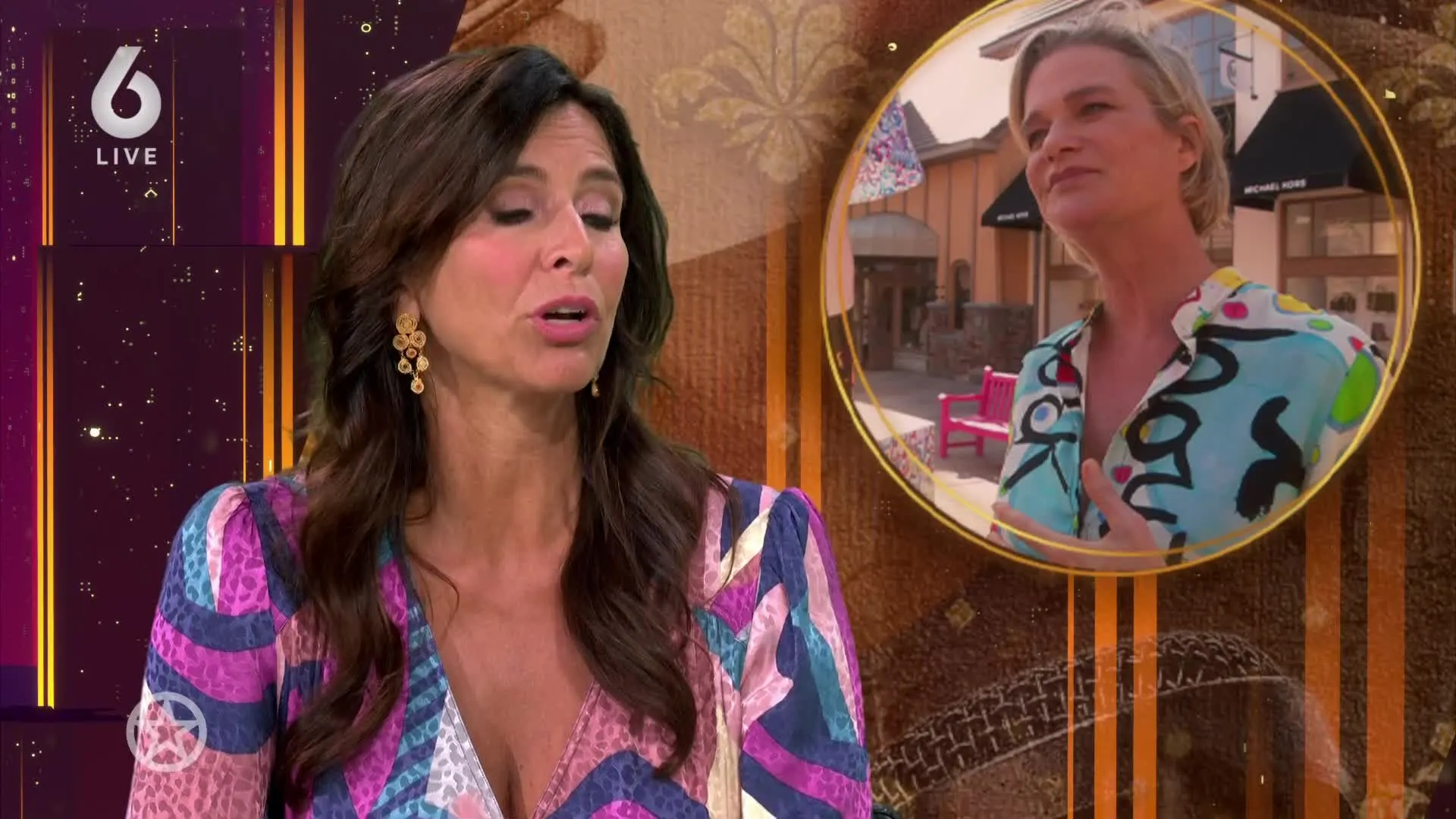 Shownieuws-verslaggever Marius in gesprek met de Belgische prinses Delphine