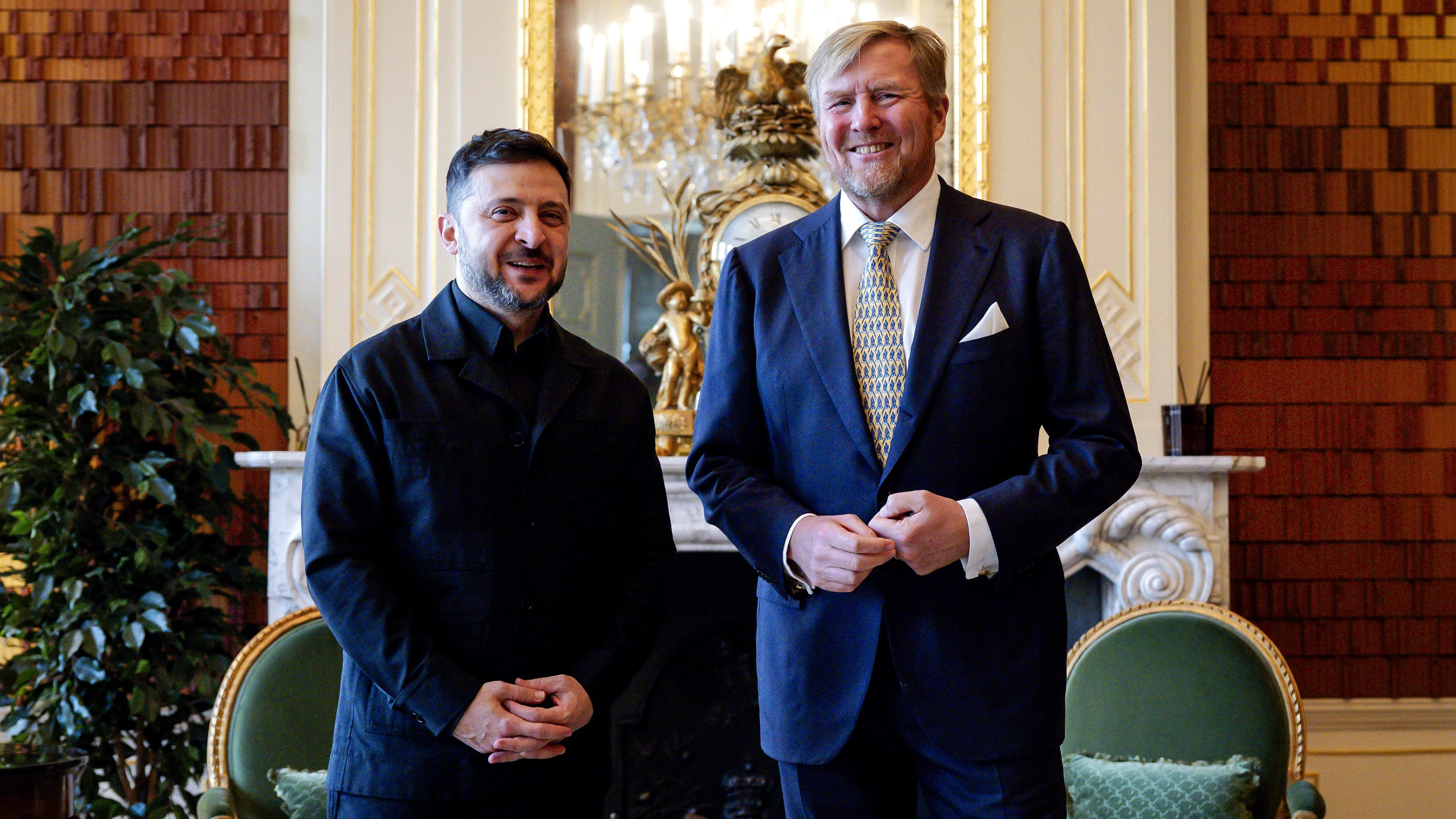 Zelensky is Nederlands koningspaar dankbaar: 'Bron van kracht'