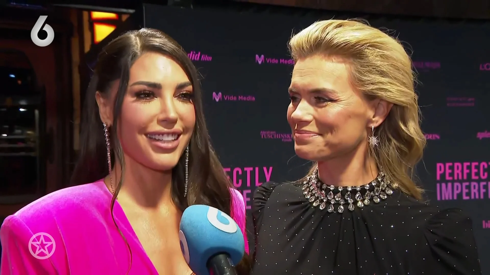 Yolanthe en Nicolette van Dam bij première ‘Perfectly Imperfect’