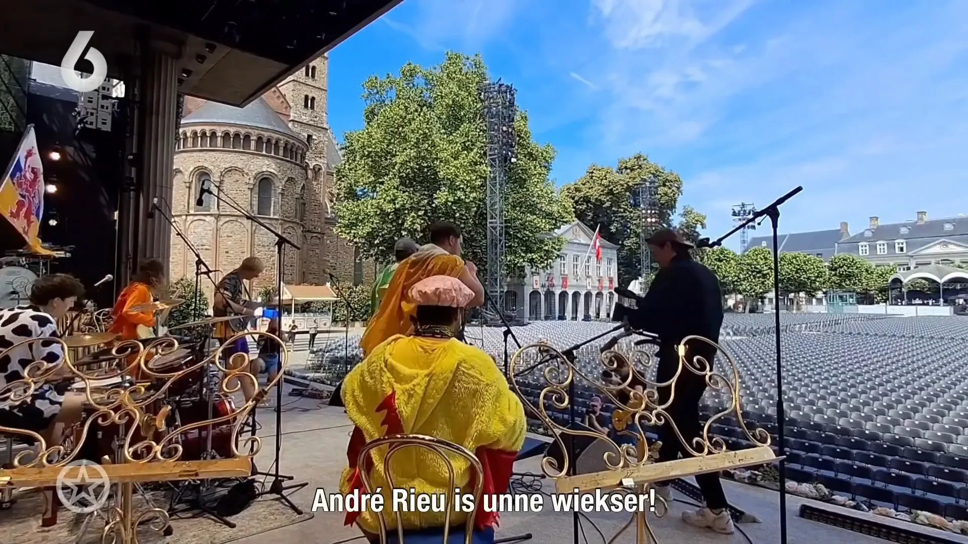 Punkband verrast met optreden op podium André Rieu