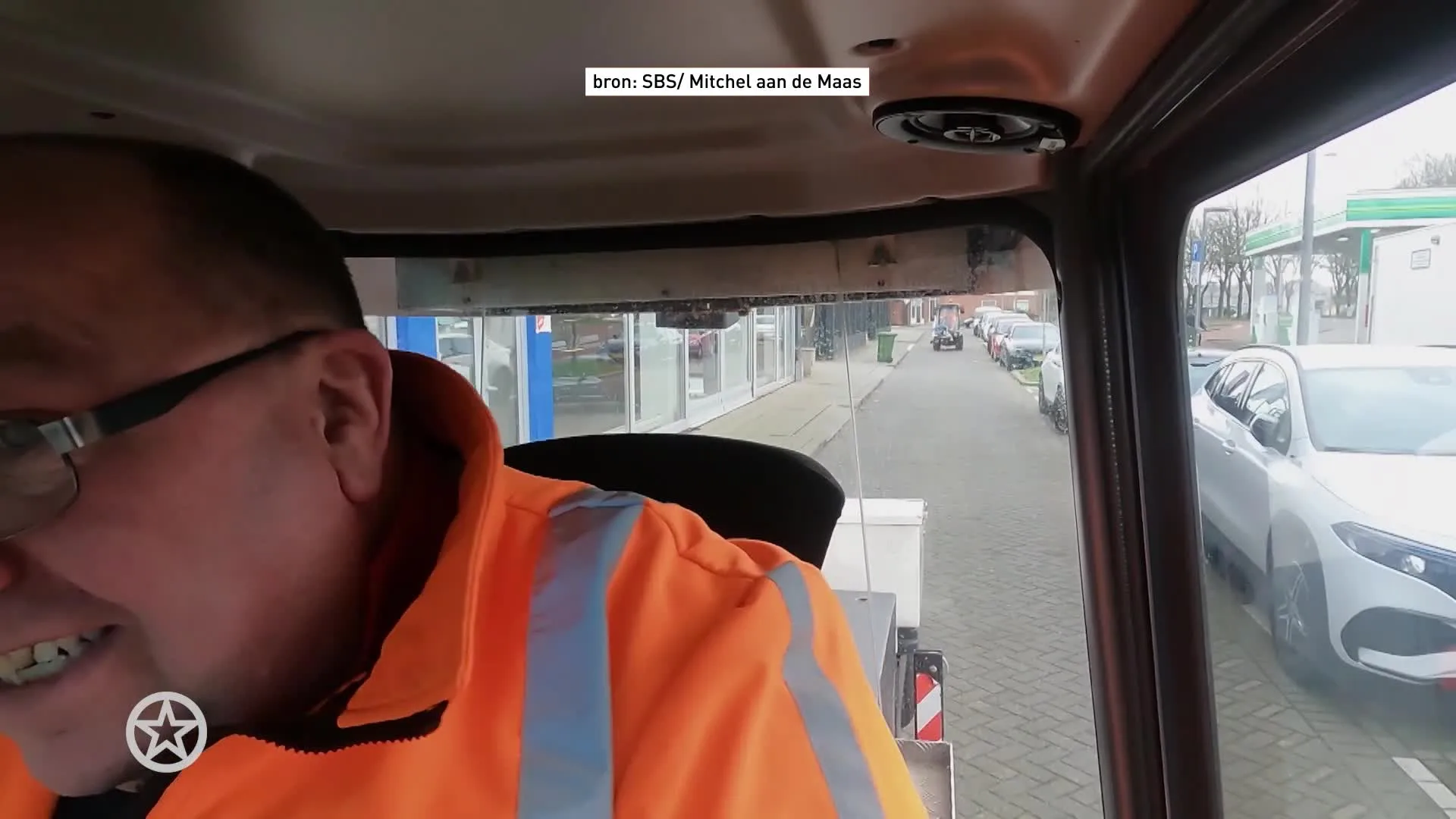 Poep zuigen op de poepscooter