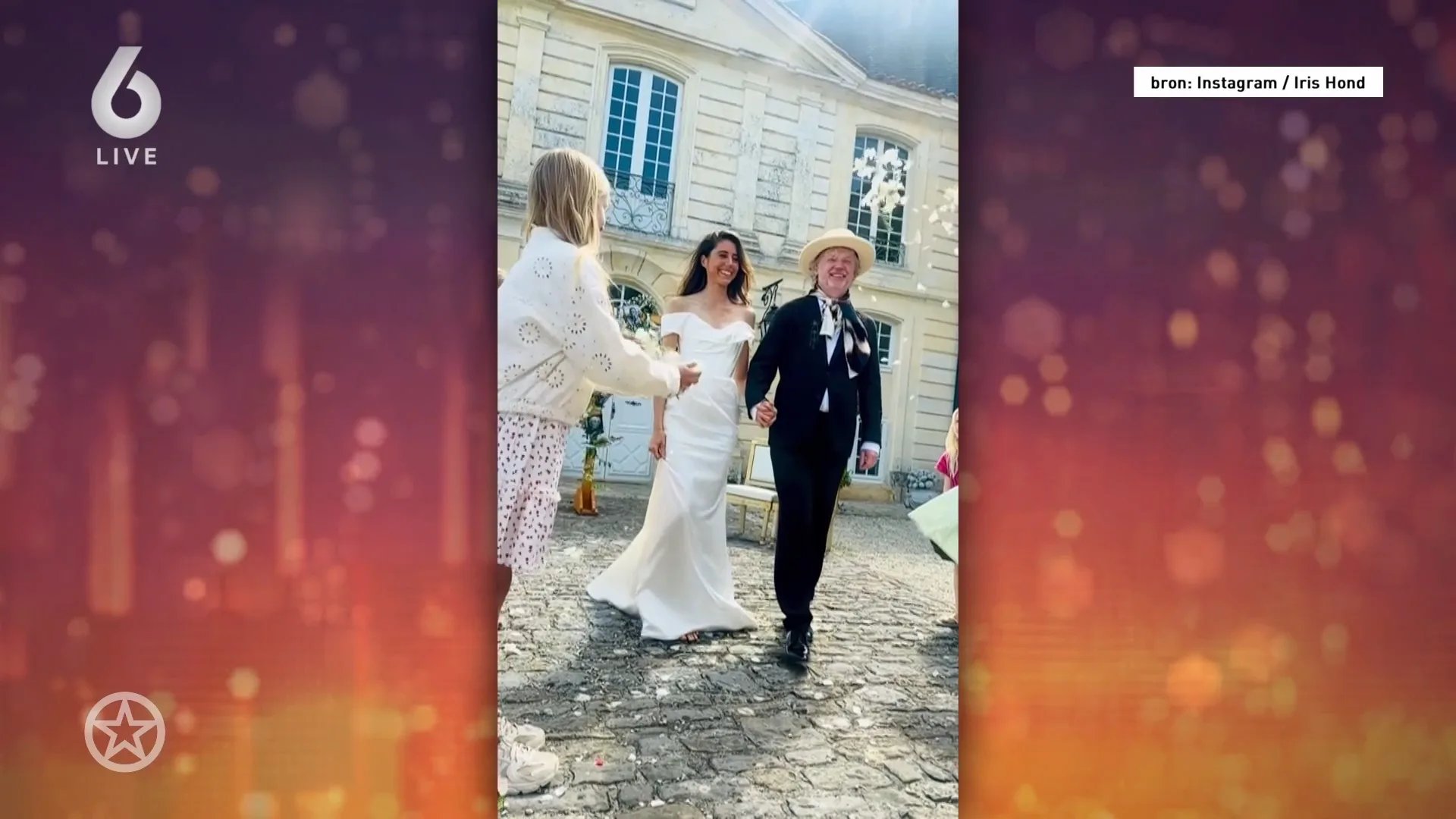 Iris Hond getrouwd