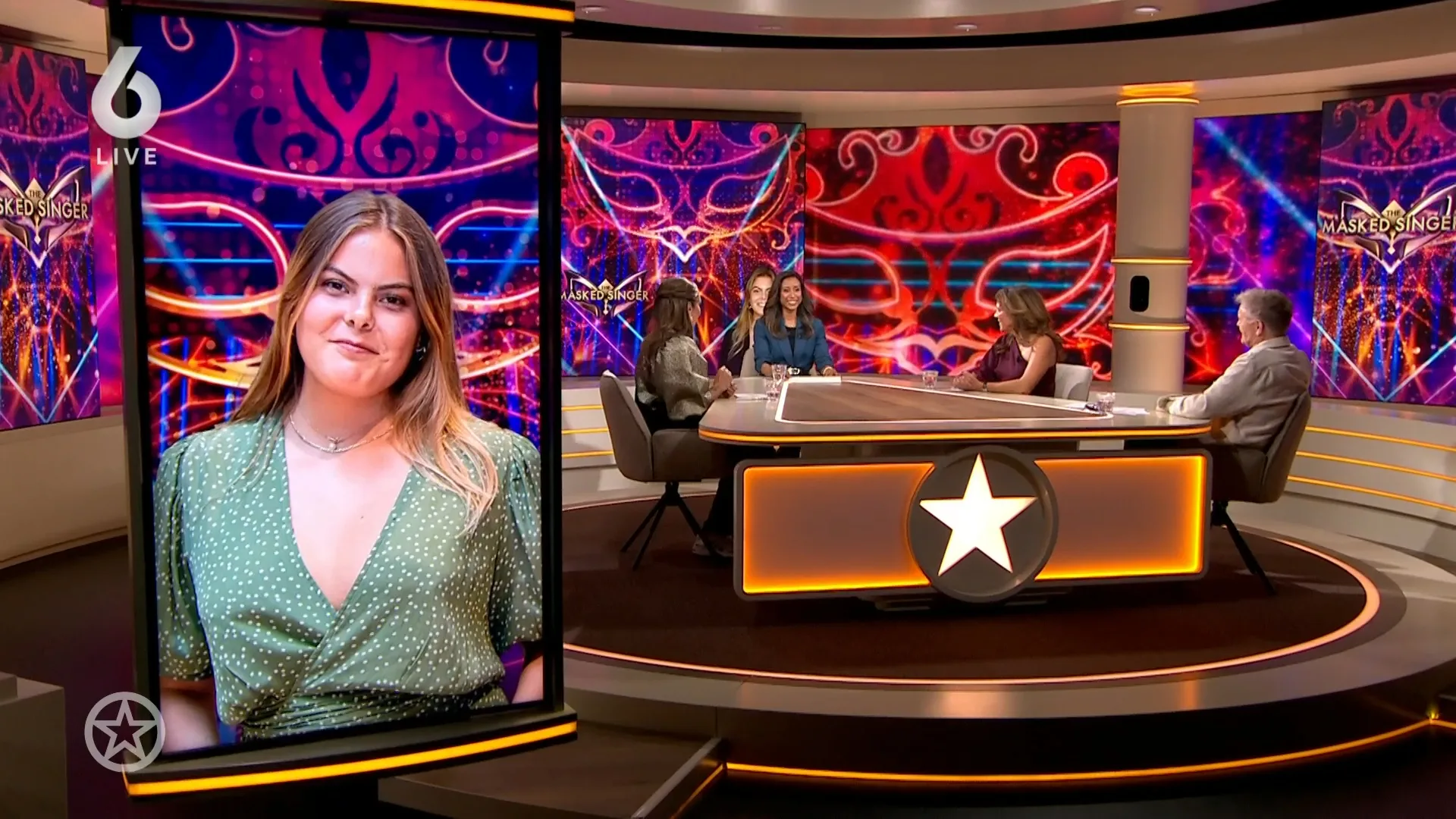 Jan de Hoop en Eloise in The Masked Singer