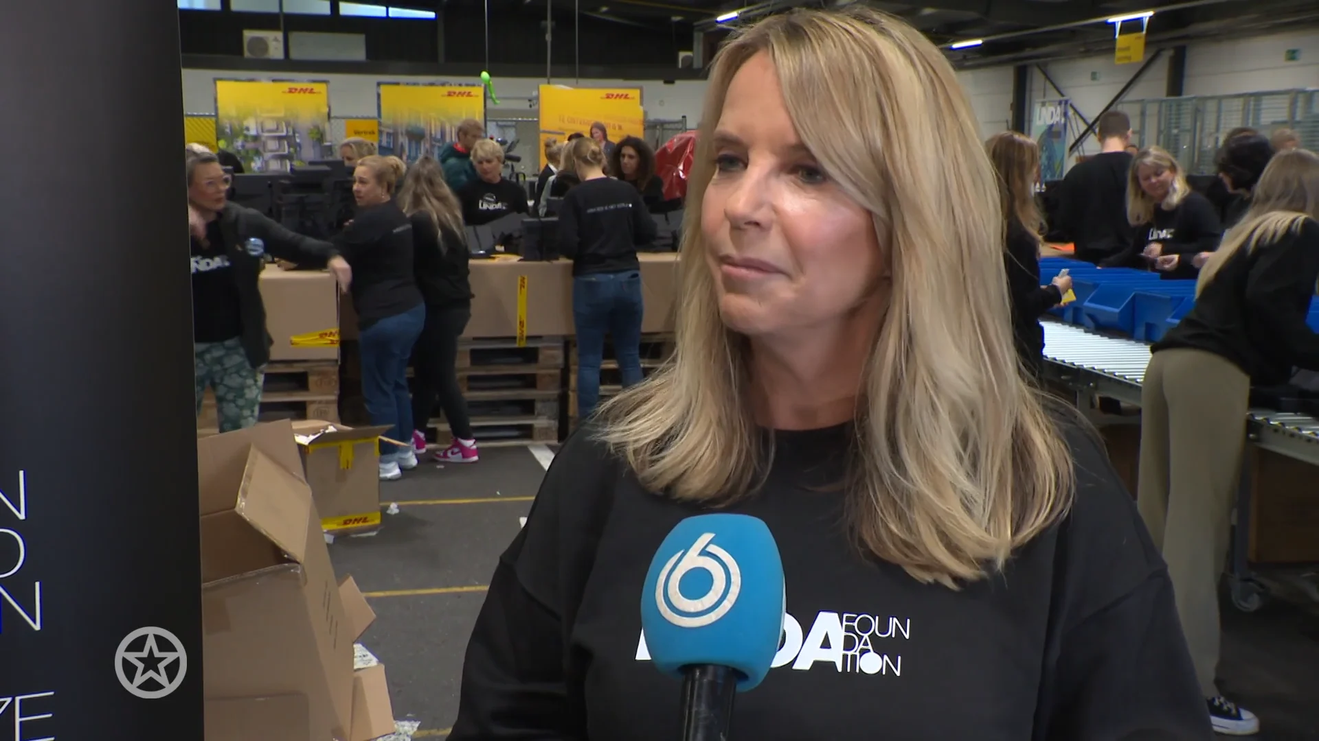 Linda bij bijzonder moment LINDA.foundation