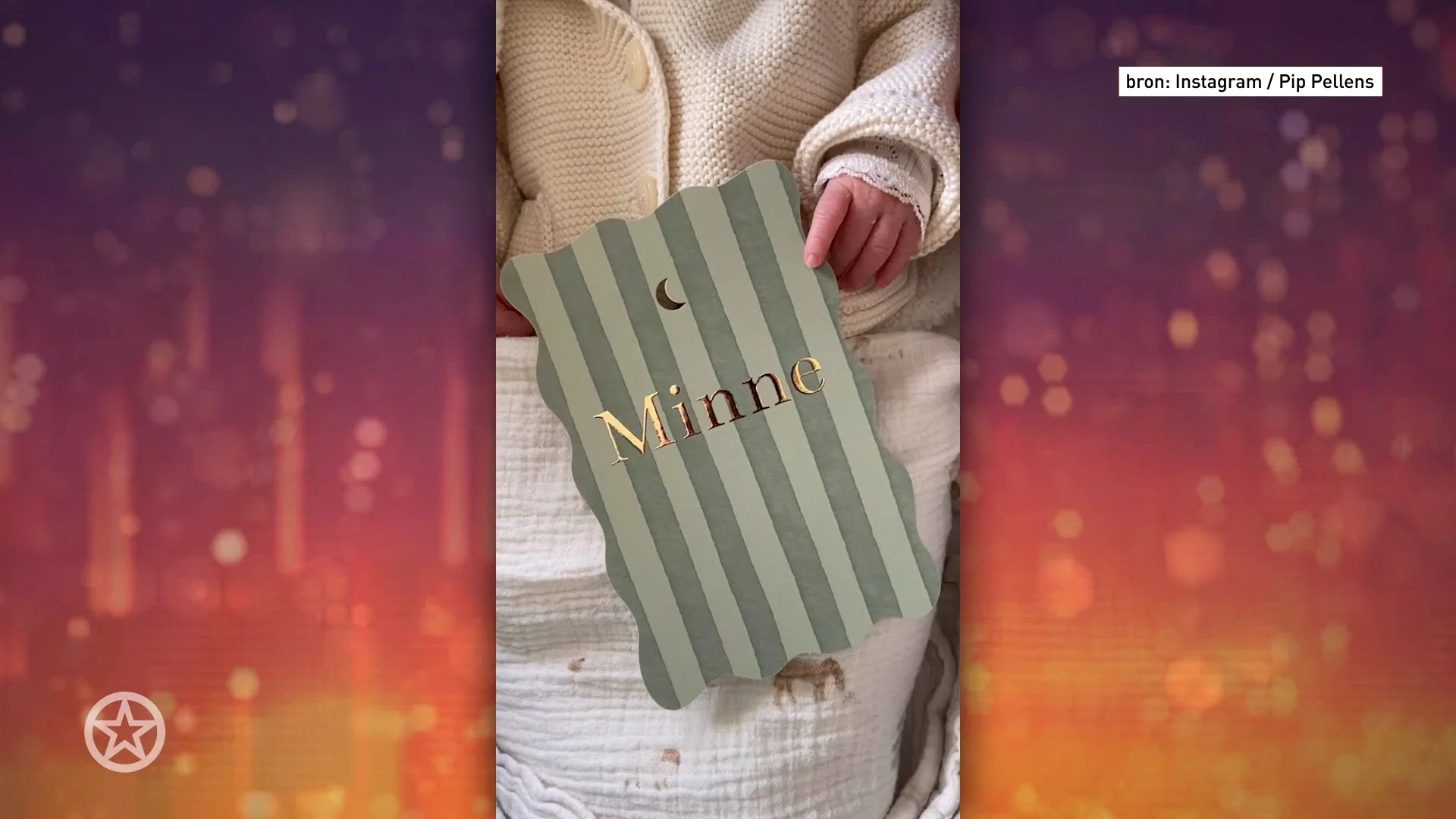 Geboortekaartje dochter Pip Pellens