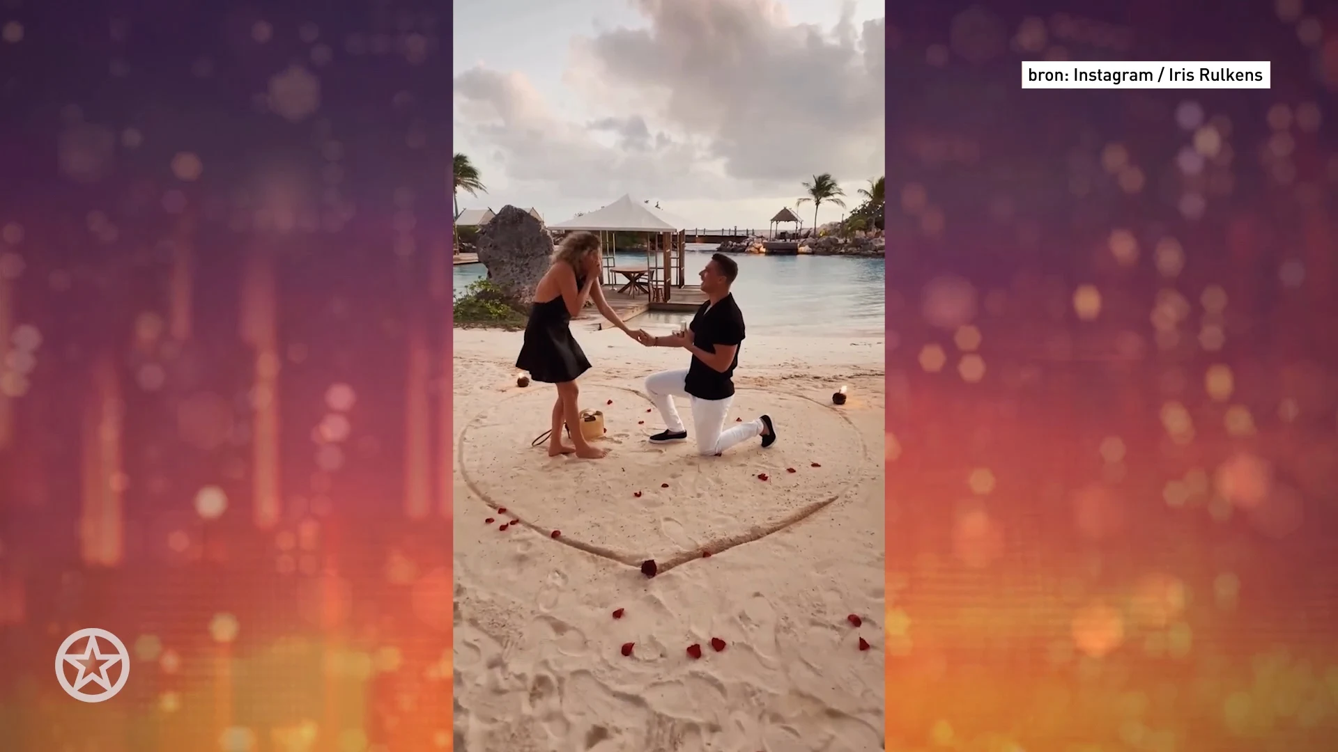 Iris Rulkens ten huwelijk gevraagd