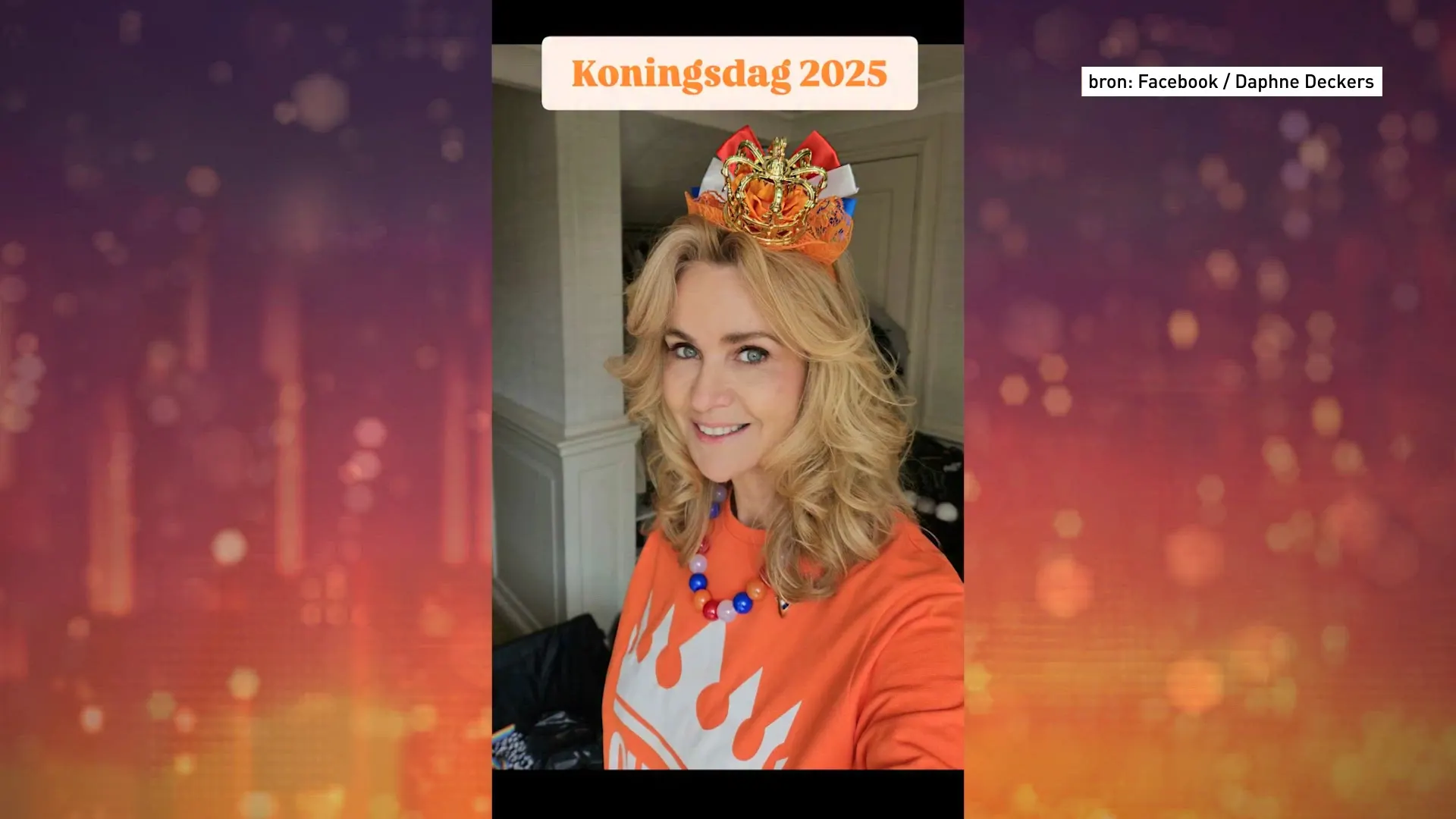 Zo vierde Daphne Deckers Koningsdag