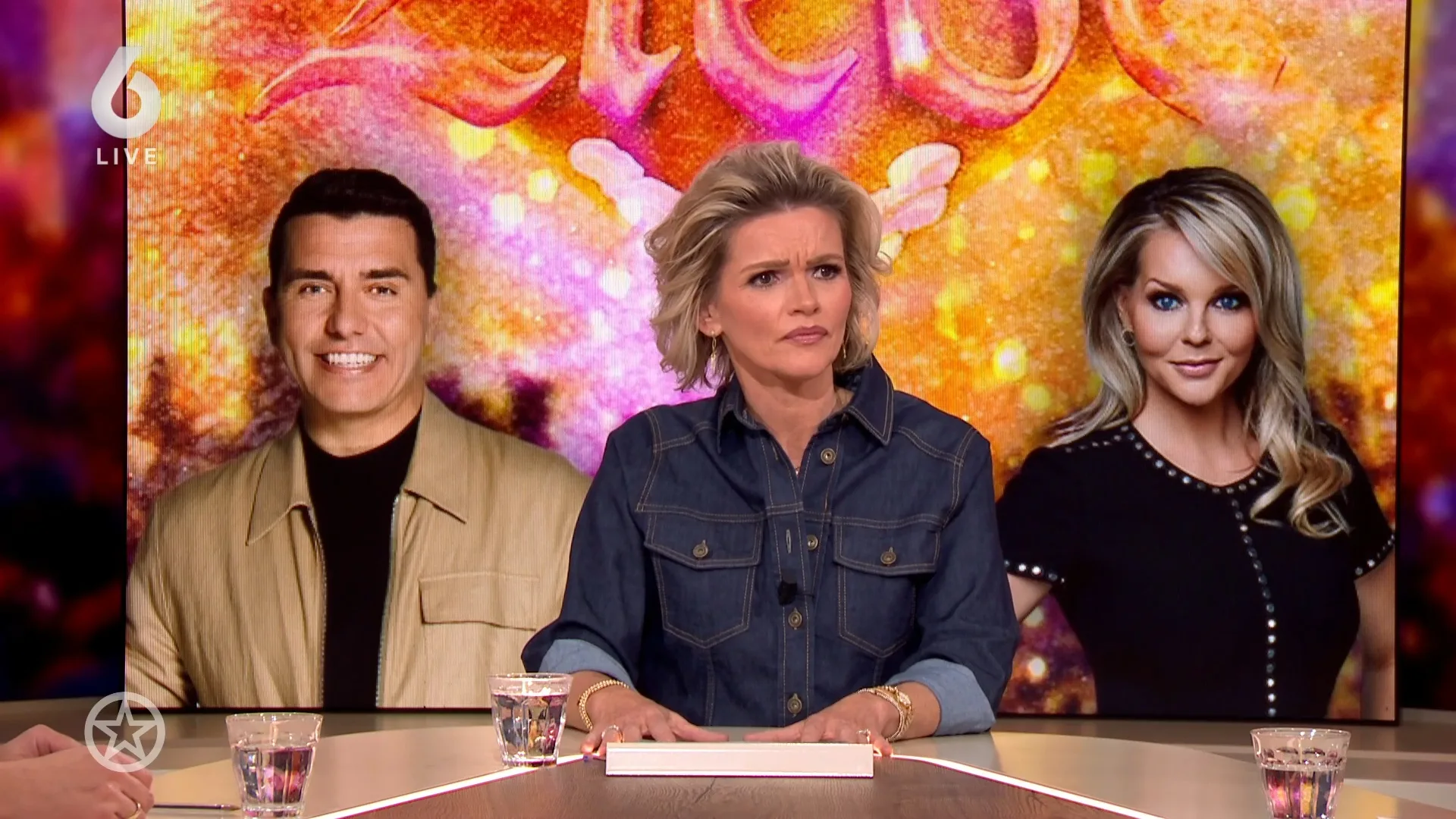 De schrik zit er goed in bij Chantal Janzen en Jan Smit